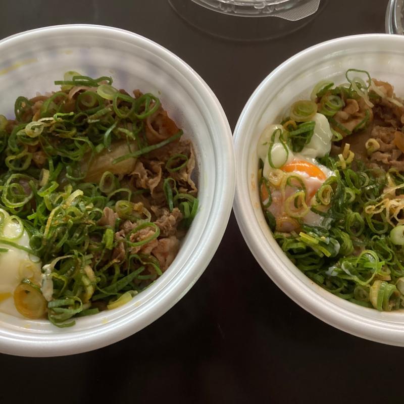 ネギ玉牛めし(すき家 五反野店)