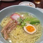 塩ラーメン 半チャーハンセット