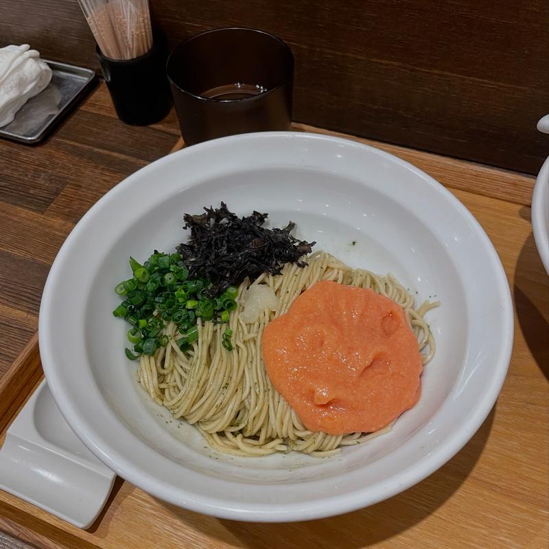 明太子大葉ジェノベーゼの和え玉(NIBOSHIMANIA（ニボシマニア）)