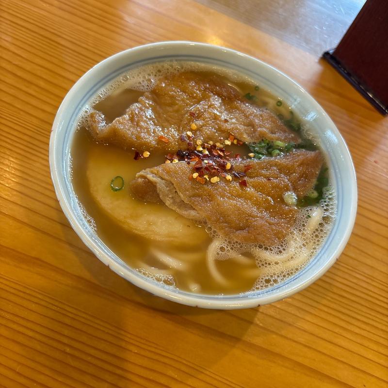 きつねうどん(煮込みうどん 久留米荘)