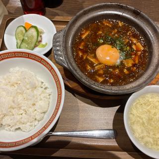 月見麻婆豆腐定食