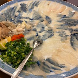 カワハギ活き造り(酔幸)