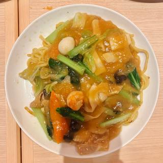 あんかけ五目焼きそば