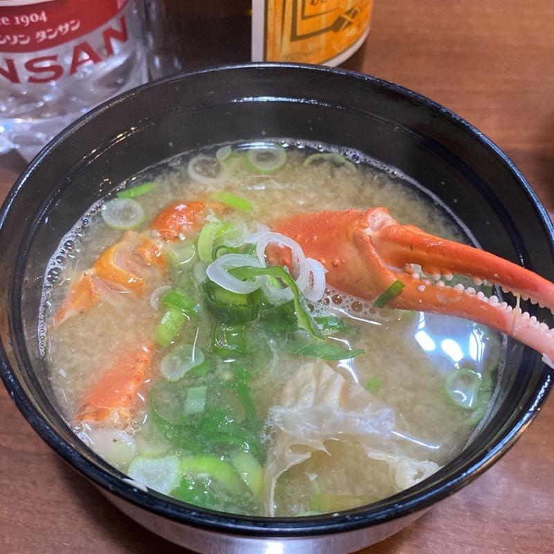 かに味噌汁(味処●酒処 とらや)