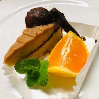鹿児島産和栗のモンブラン_フレンチ松花堂弁当