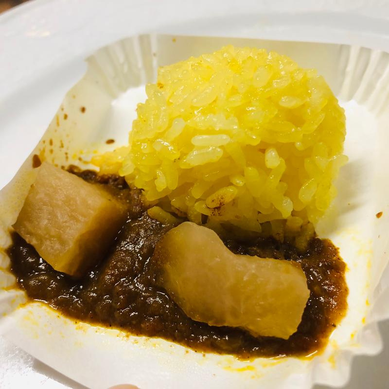 桜島大根溶岩カレー_36ぷらす3 フレンチ松花堂弁当(フランス厨房 旬彩 中央駅店 )