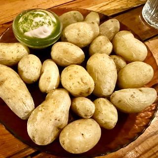 Baby Potato w/ brava sauce(La Gilda)
