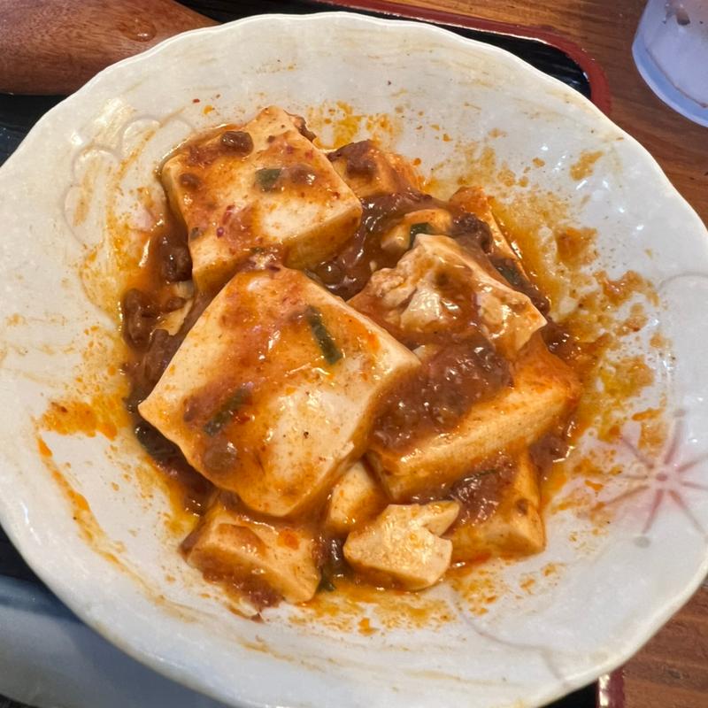 麻婆豆腐(焼き魚定食)(ありた)