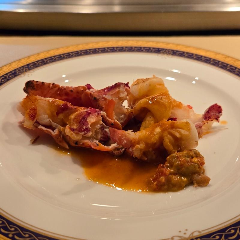 活けオマール海老 鉄板焼き(カナダ産)(Vin樹亭)