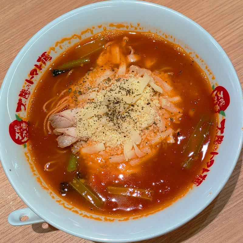 太陽のチーズラーメン(太陽のトマト麺 川崎アゼリア店)