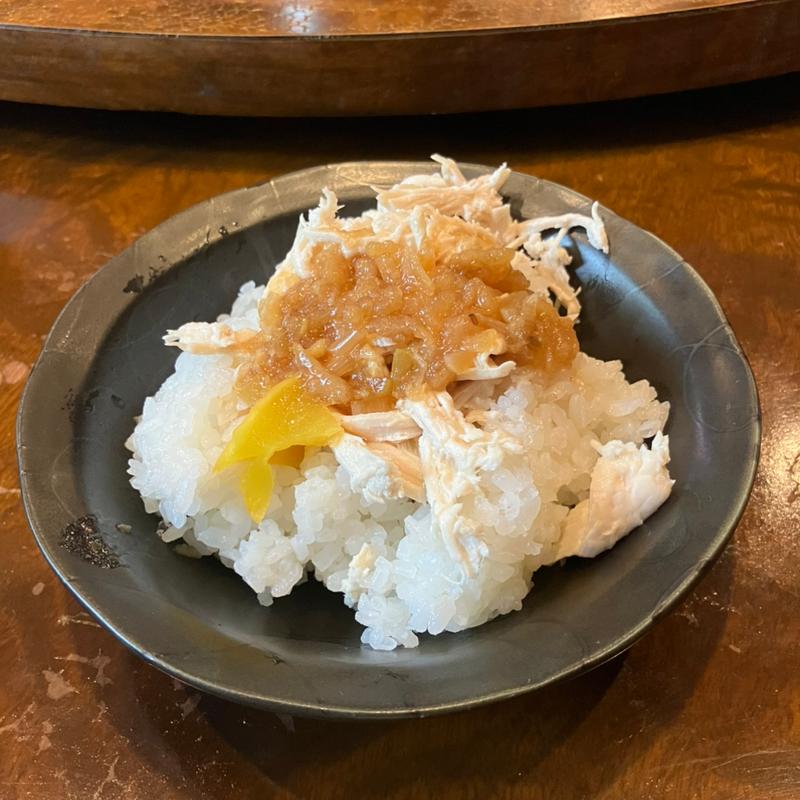 ミニ鶏肉飯(真怡記)