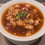 麻婆豆腐のスープそば
