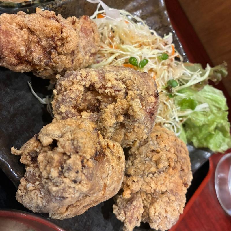 唐揚げ定食(りき )