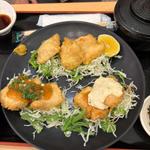 とり天3種盛り