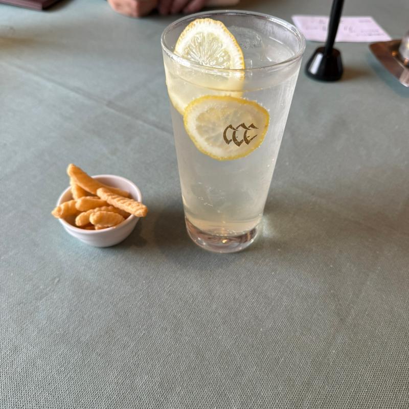 レモンサワー　かっぱえびせん(千葉カントリークラブ野田コース)