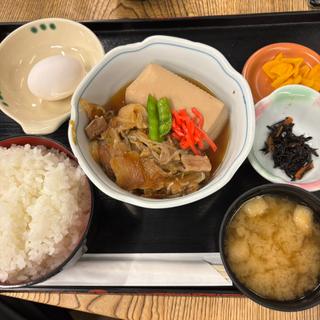 肉豆腐定食