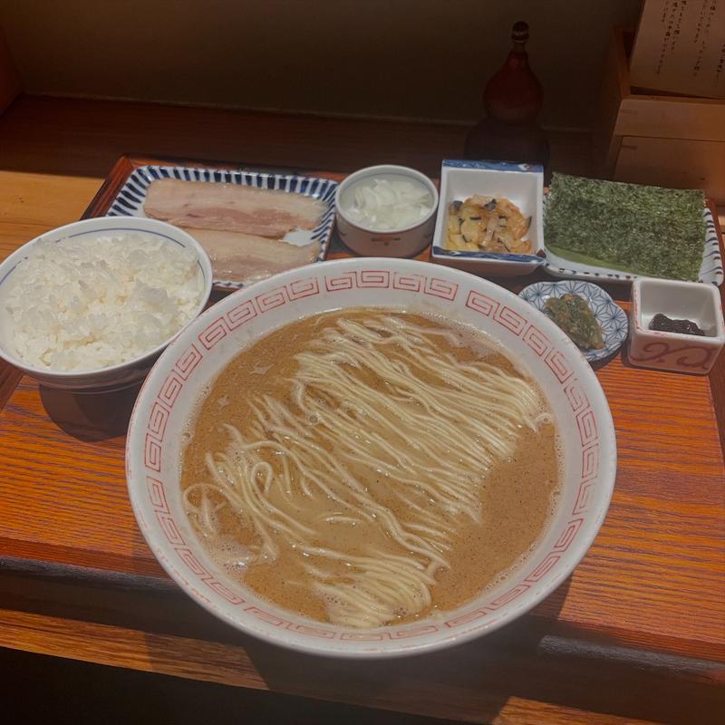 喉黒定食(炭火焼き濃厚中華そば 海富道)