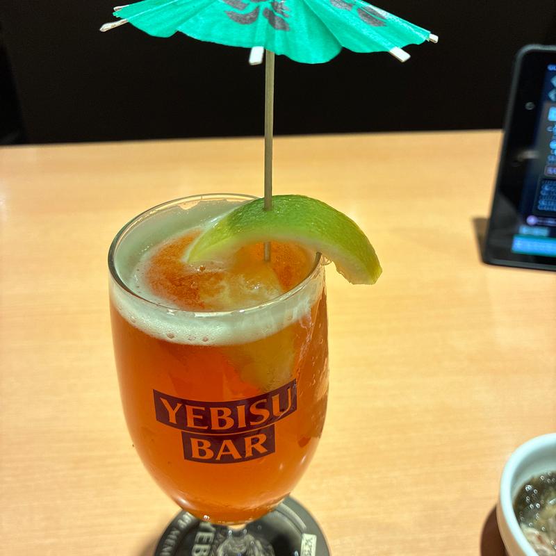 -夢で逢えたら-シトラスとアプリコットライチのマリアージュ(ヱビスバー 札幌アピア店 (YEBISU BAR Sapporo Apia))