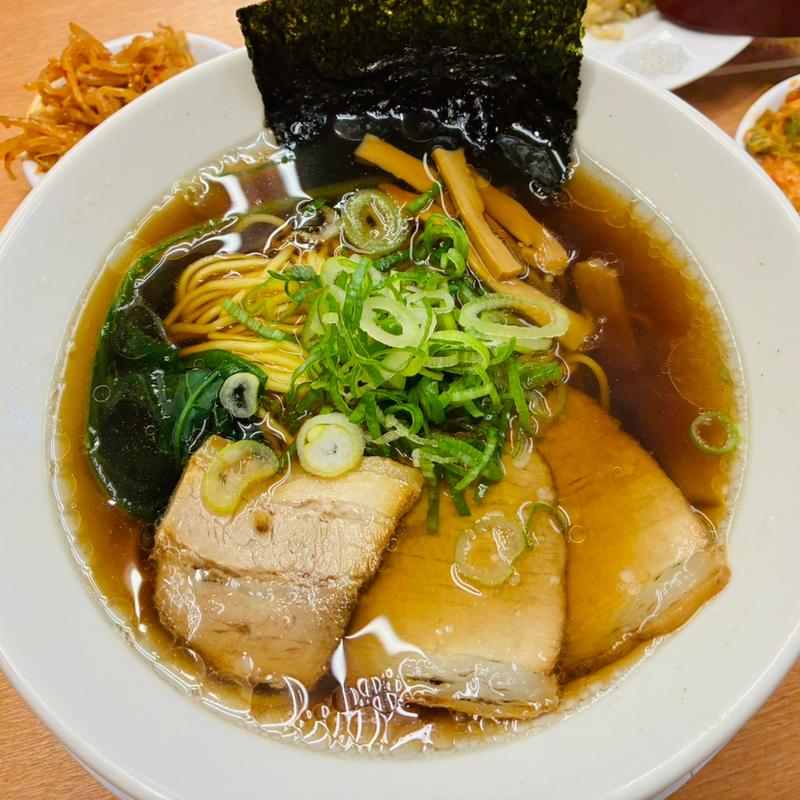 あっさり黒醤油ラーメン(大阪ふくちぁんラーメン 南加賀屋店)