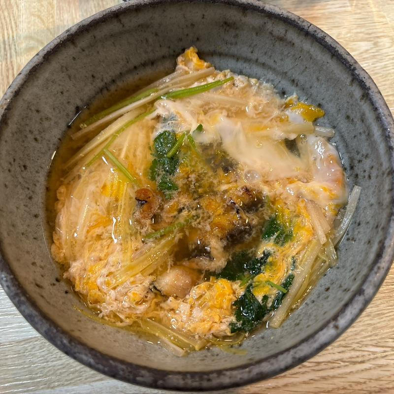 穴子と黄韮の玉子とじ(味いそ料理 庄や )