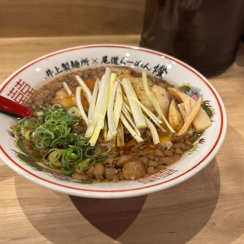 黄ニララーメン(尾道らーめん燈岡山駅前店)