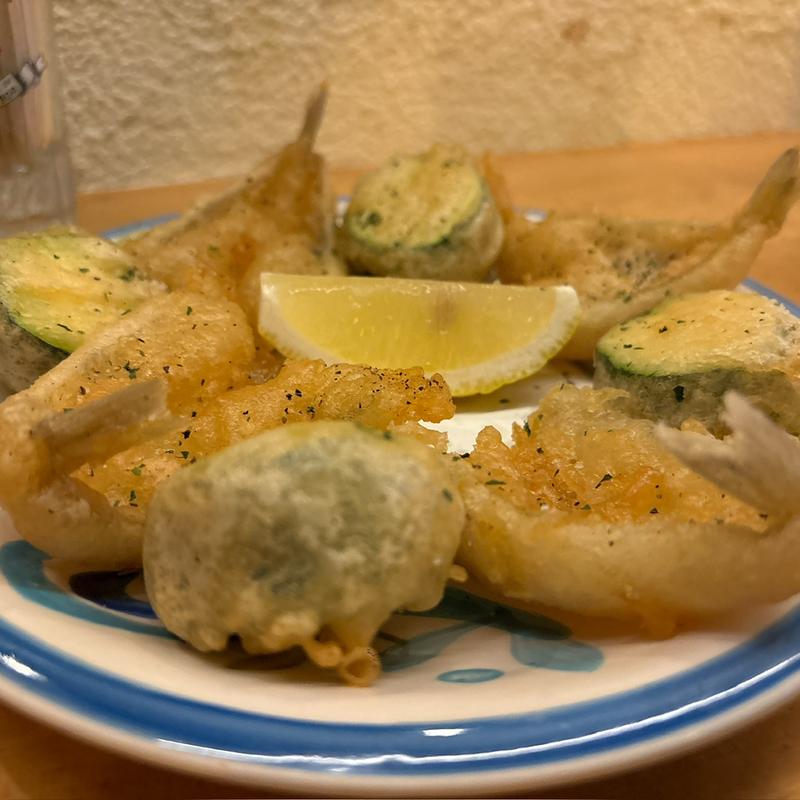 キスとズッキーニのフリット(BARBABA (バル・ババ))