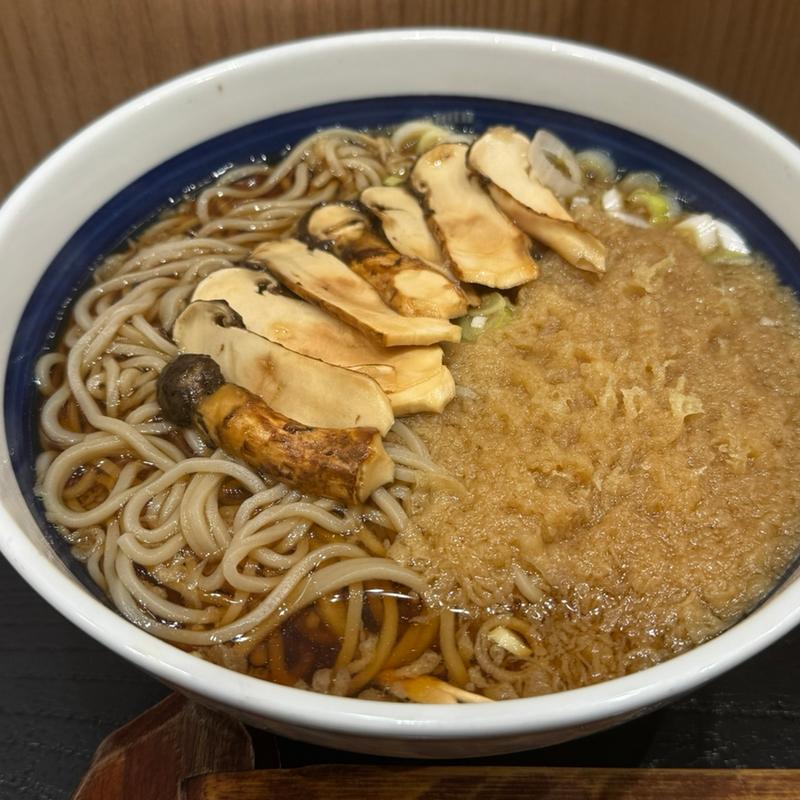 松茸そば(そば処 信州屋)