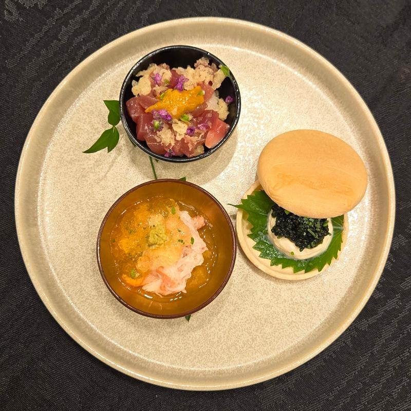 前菜三種盛り(KURODOH KYOTO - くろどう 京都 -)