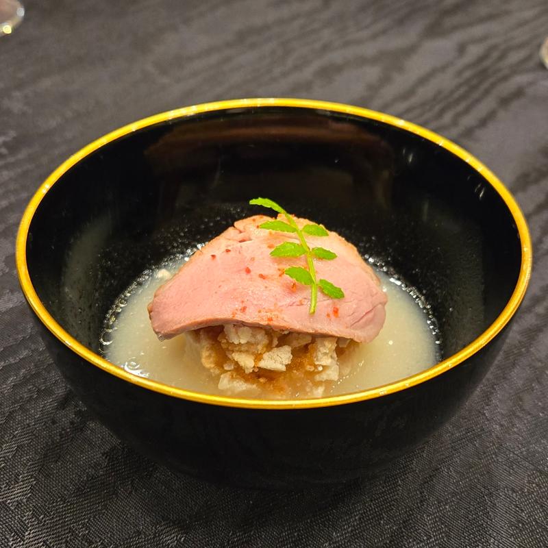 鴨饅頭 西京味噌スープ 御椀仕立て(KURODOH KYOTO - くろどう 京都 -)