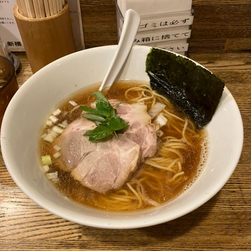 平子煮干しそば(新橋 纏 （まとい）)