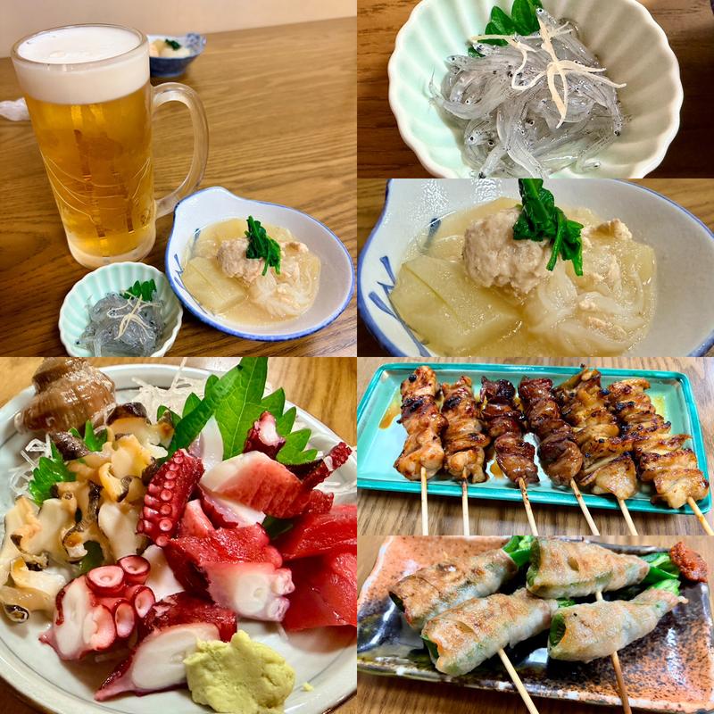 おつまみ各種(串焼き 与兵)