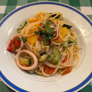 Aランチ(オイルソーススパゲッティーニ)