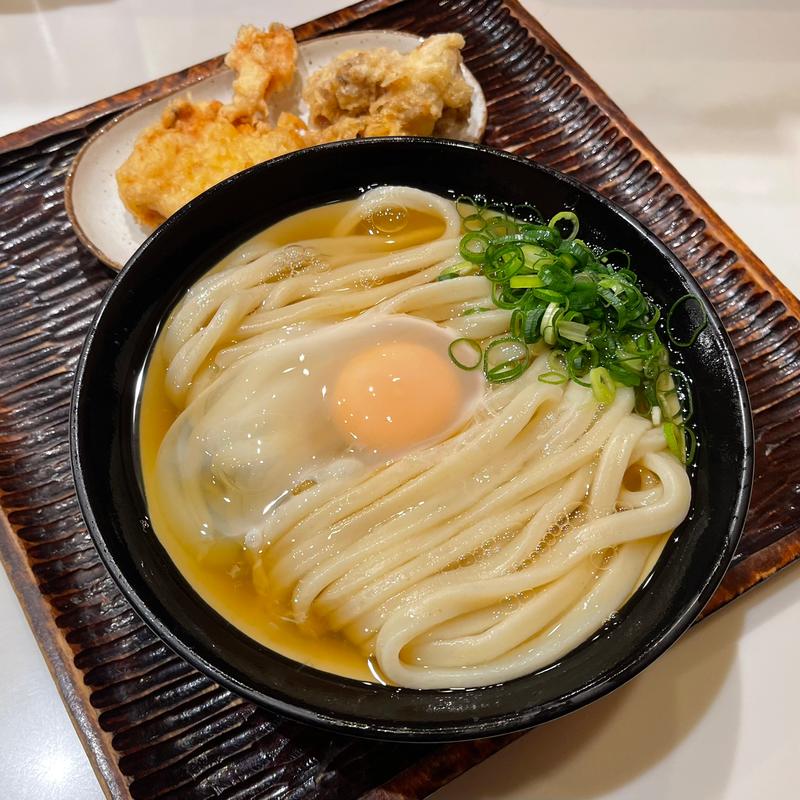 かけ月見うどん(丸香)