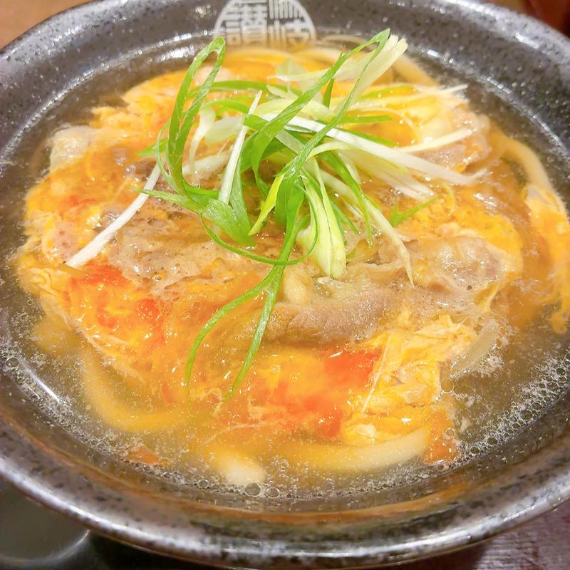 牛とじうどん(讃岐屋エキキタ店)