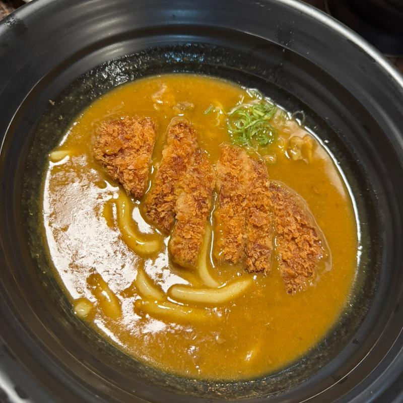 かつカレーのおうどん(麺匠の心つくし つるとんたん 宗右衛門町店)