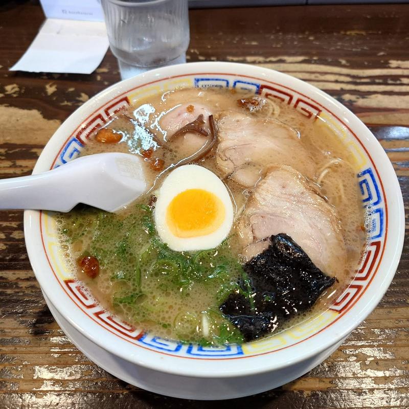 昔ラーメン(久留米ラーメン 光屋)