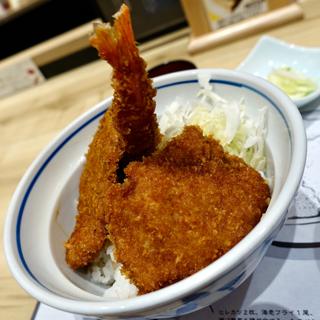 ヒレカツ合いもり丼セット