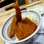 ヒレカツ合いもり丼セット
