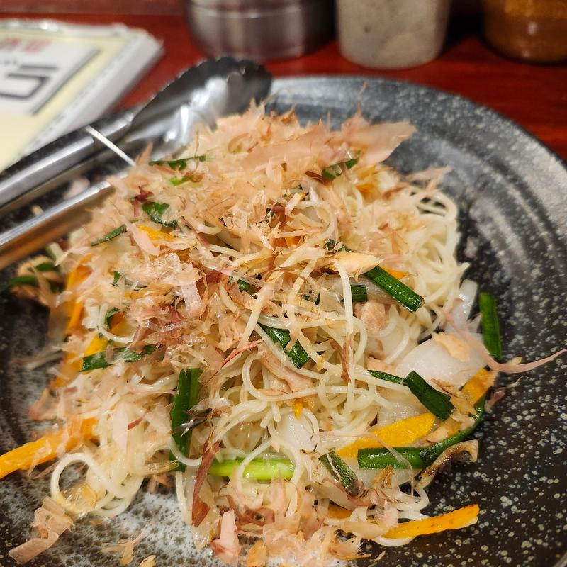 そうめんチャンプルー(串カツ酒場 ごんぞう)