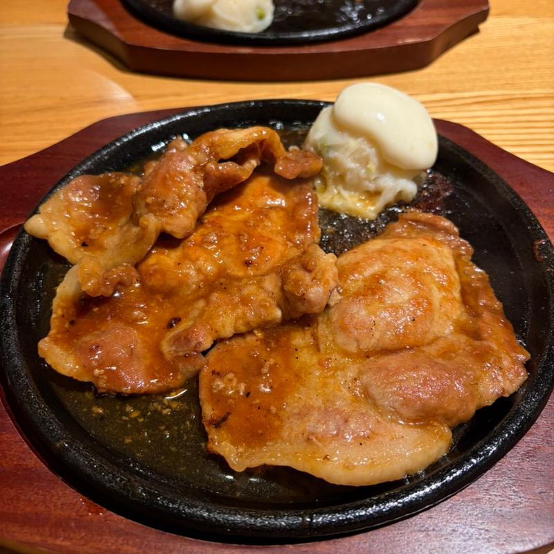 ロース生姜焼き(民芸レストラン 盛よし)