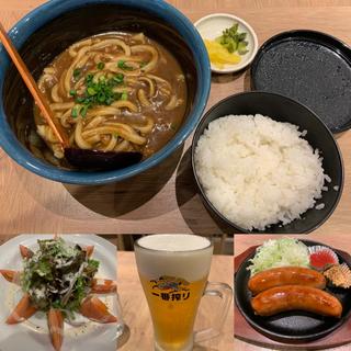 上田カレーうどん&ご飯ほか