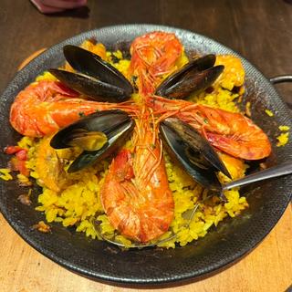 魚介のパエリア(テソロ・デル・マル)