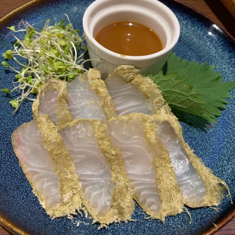 本日の鮮魚のとろろ昆布〆(ごはんとお酒 eight you)