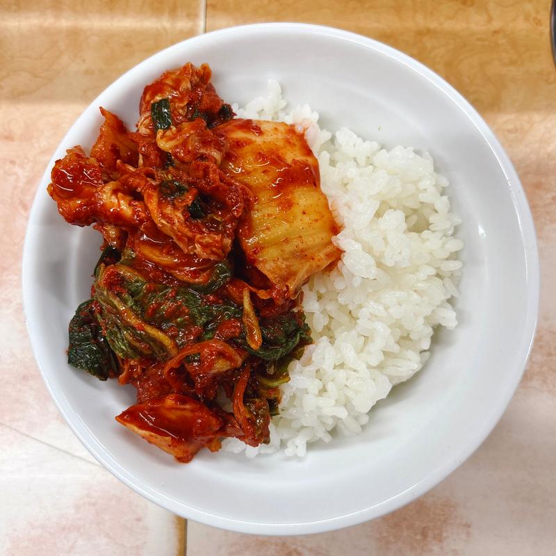 キムチライス(ラーメン川崎家 本店)