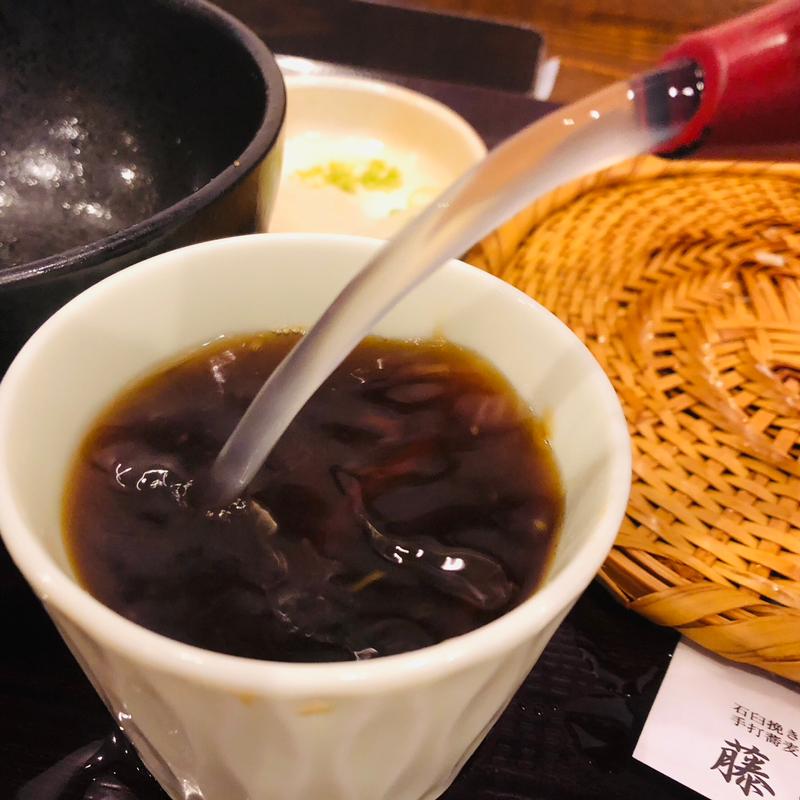 蕎麦湯_せいろもり(手打ちそば 藤多香 )