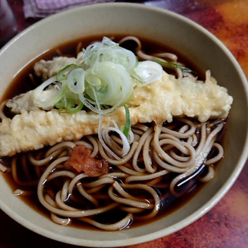 なす天そば(そば千)