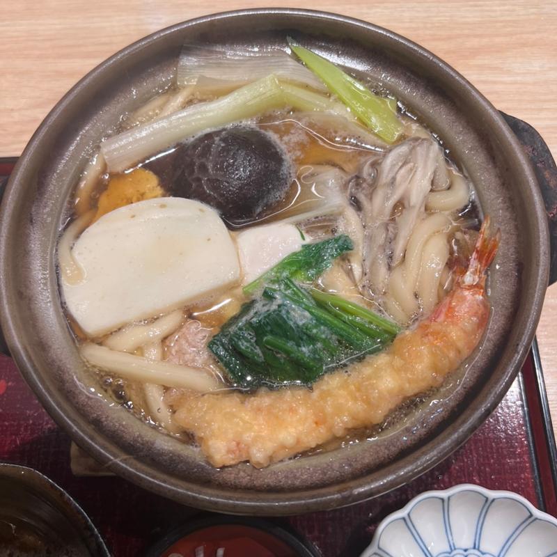 鍋焼きうどん(手打ちそば 柴田)