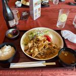 しょうが焼き定食(京カントリークラブ )
