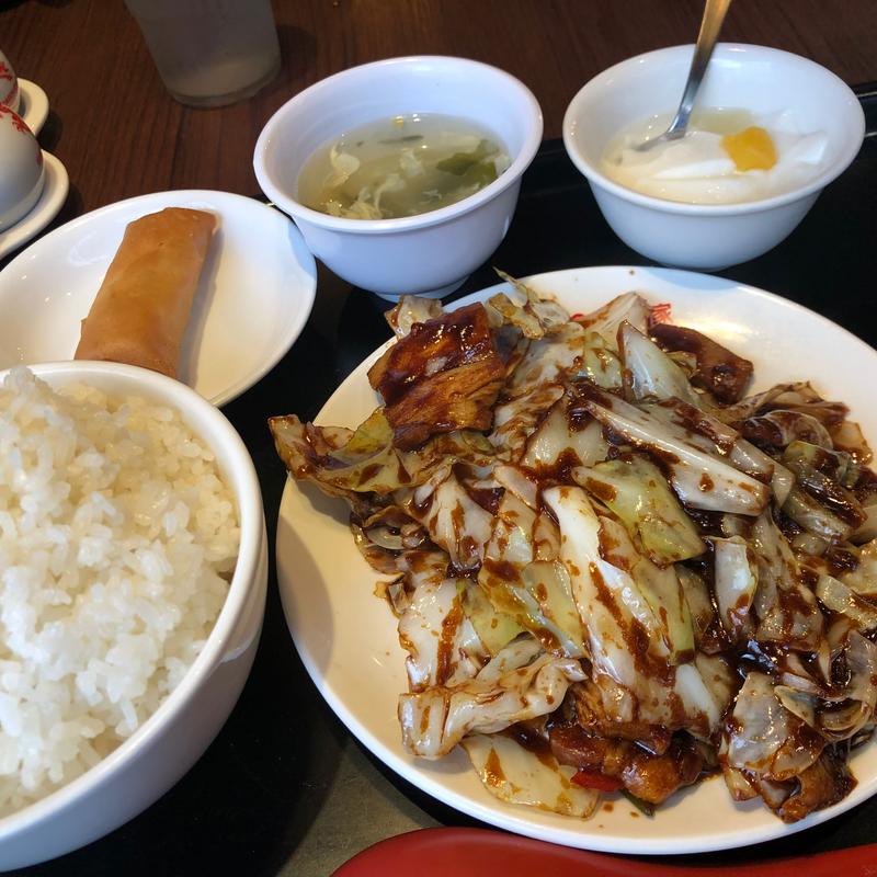 回鍋肉ランチ(ドラゴン酒家本店)