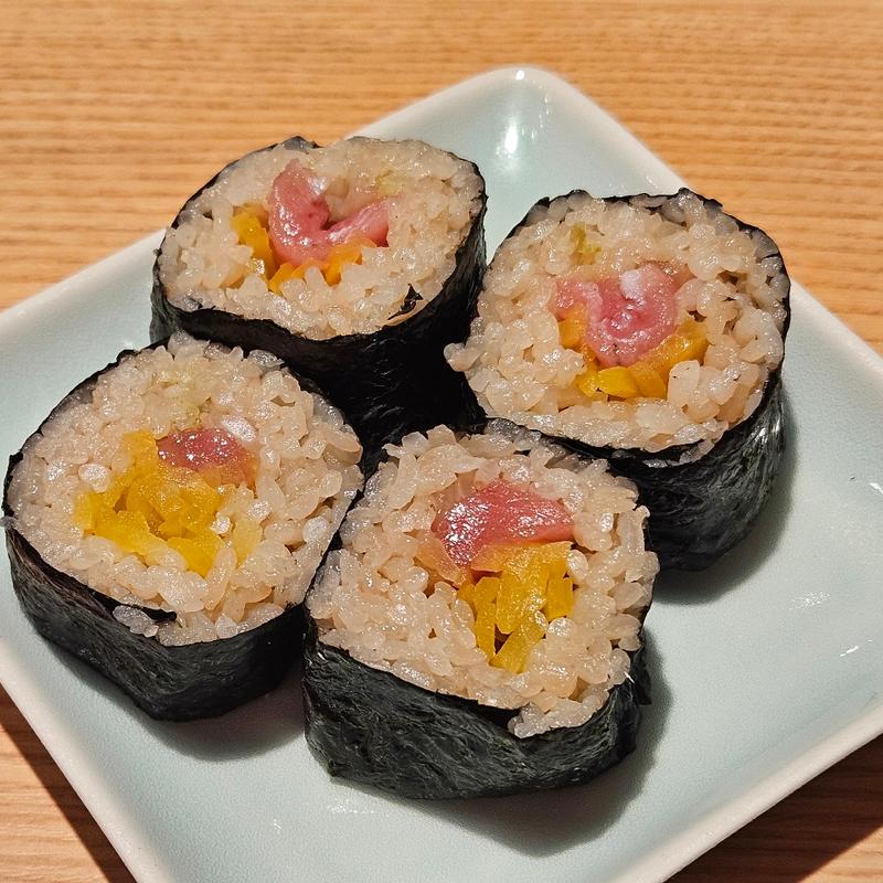 とろたく巻き(鮨 酒 肴 杉玉 成増)